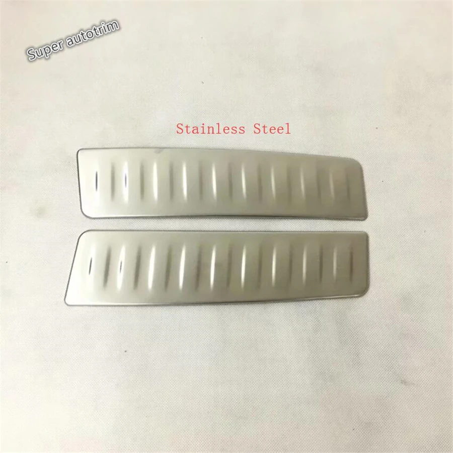 

Lapetus Accessories Interior Rear Trunk Protector Sill Plate Mouldings Cover Trim 2 Piece Fit For Infiniti QX30 2017 2018 2019