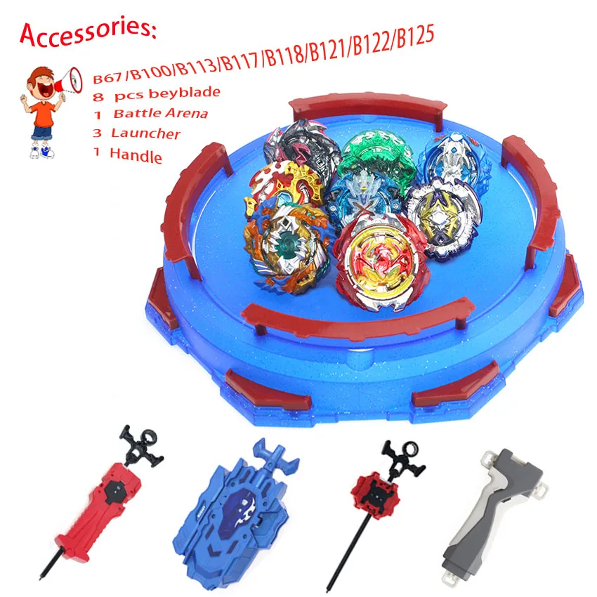 Набор beyblades Burst и пусковое устройство игрушки bayblade из металлического сплава