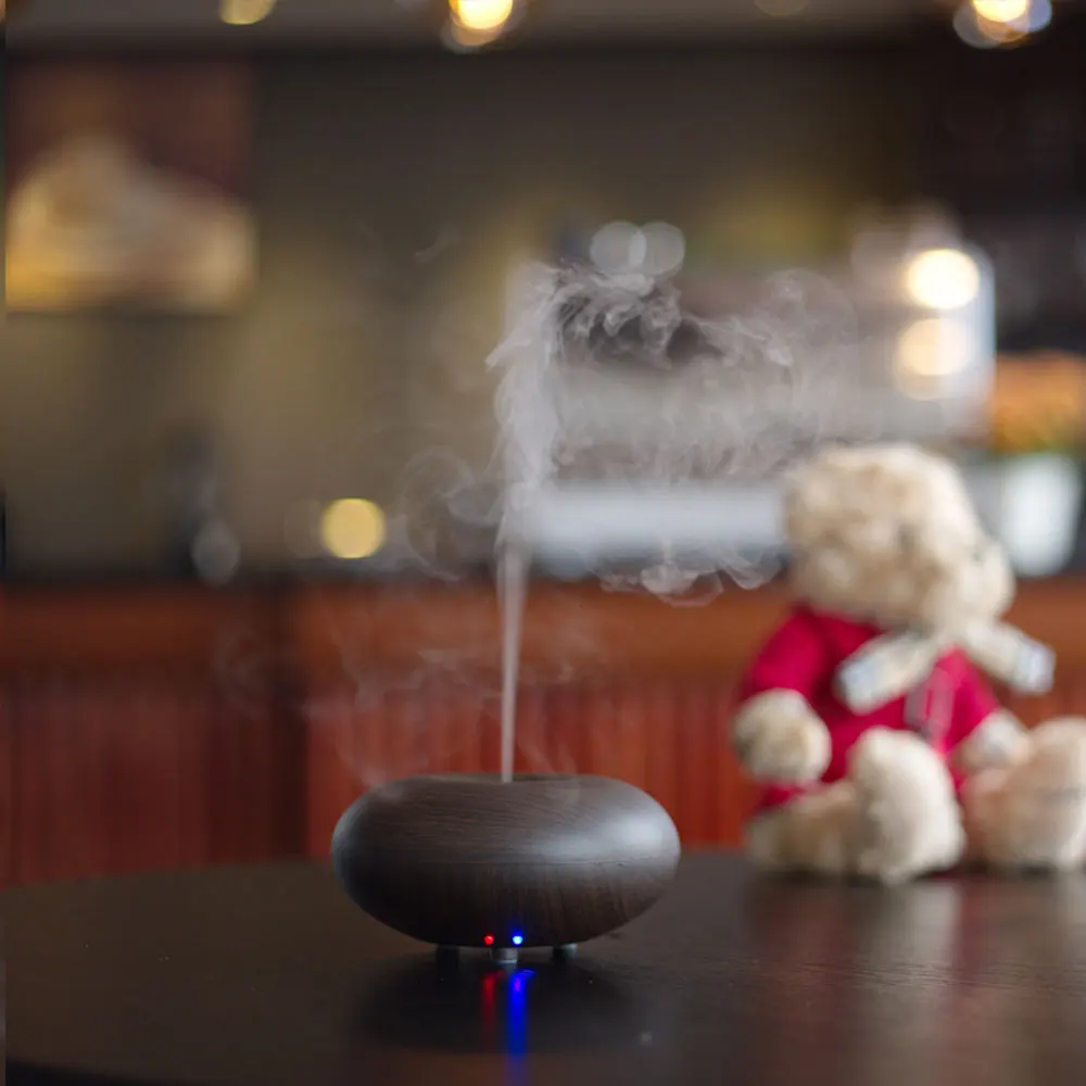 

1Pcs 12W Woodgrain Aroma Air Aromatherapy Diffuser Ultrasonic Ion Humidifier Difusor Aromaterapia humidificador