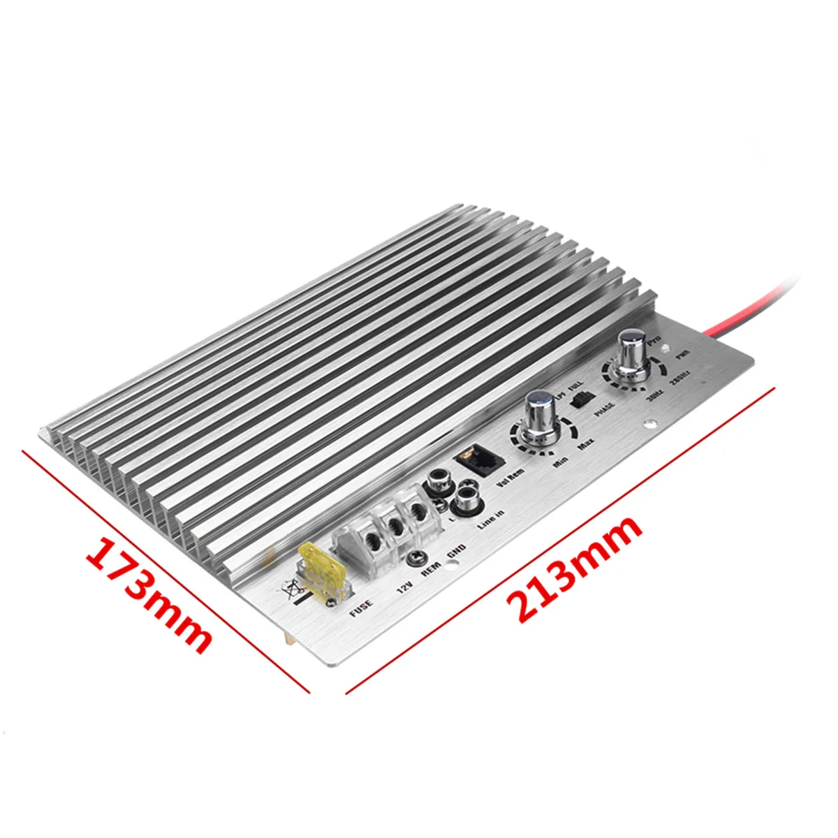 1PC 12V 1000W Mono Car Audio High Power Amplifier Board Powerful Bass Subwoofer Amp 213mmx173mm