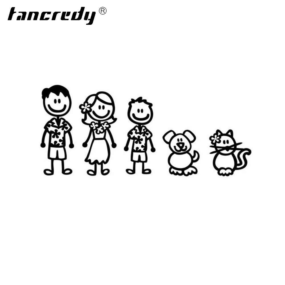 Tancredy 27 8*12 см большой семейный наклейки Модные Детские носки с креативными