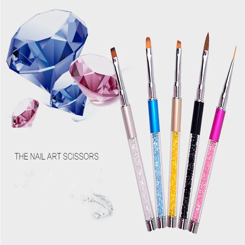 

40PCSProfessional Multi-Function Crystal Pen Brush Painting Nail Art Acrylic UV Gel Design Brush Painting Drawing Pen Tips Tools
