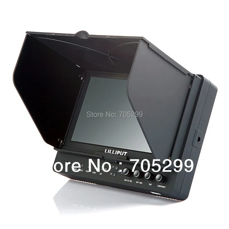 US $209.00 Lilliput 665 7 On Camera Monitor HD Field Dslr Monitor HDMI Monitor WHDMI Composite YPbPr In For 5D25D37DD800