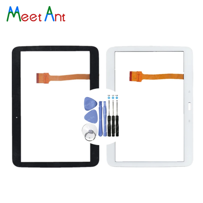 

High Quality 10.1" For Samsung Galaxy Tab 3 10.1 GT-P5210 P5200 P5210 Touch Screen Digitizer Sensor Front Outer Glass Lens Panel