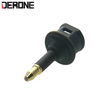 

TosLink Optical Adapter to 3.5mm Mini Jack Plug Adaptor Optical square head to round head conversion plug