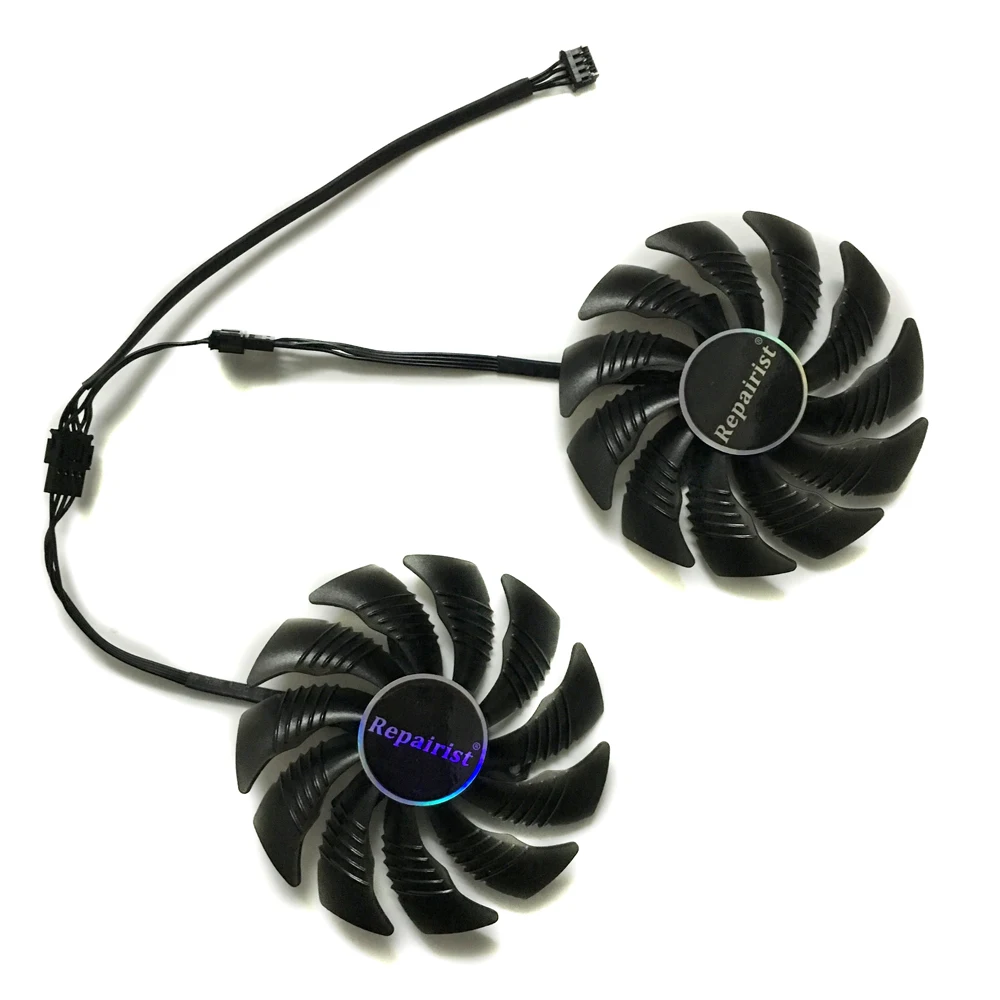 Вентилятор графической карты GTX 1070 GPU Cooler T129215SU для Gigabyte GeForce GTX1070 GV N1070WF2OC N1070WF2 WINDFORCE