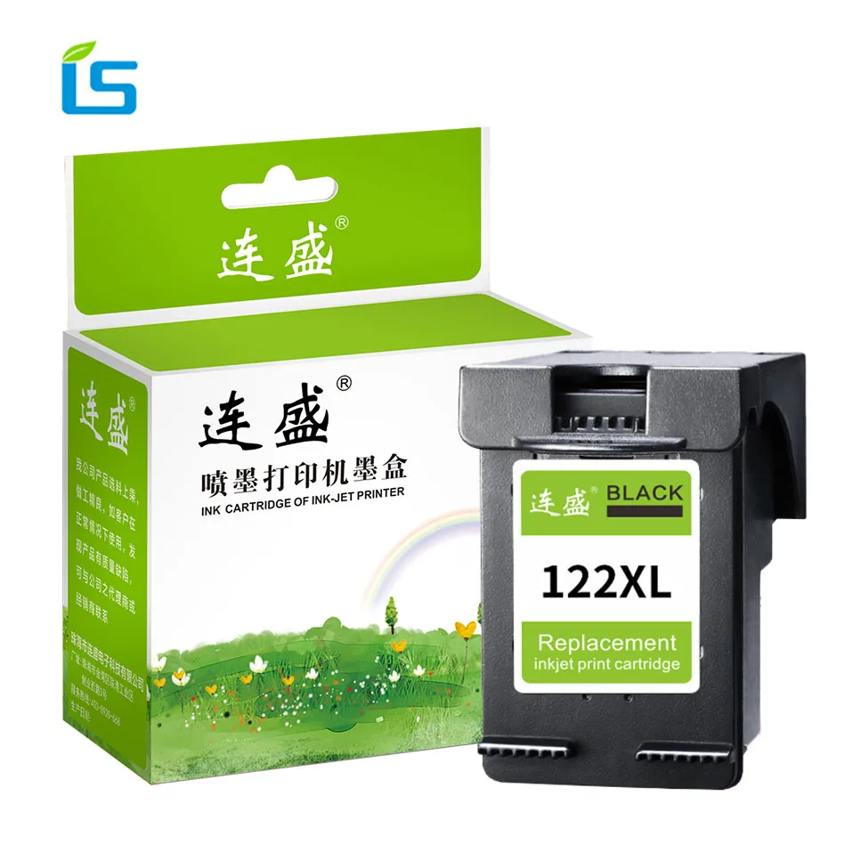 

1Pcs 122XL Black Refilled Ink Cartridge Replacement for HP 122 for Deskjet 1000 1050 1050A 2000 2050 2050A 2540 3000 3050A 3052