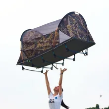 New off-ground tent, bed hanging folding bed to increase single march camping fishing self-driving lightweight tent 2018 best selling camping outdoor leisure free building multi purpose fishing wild supplies off site tent bed