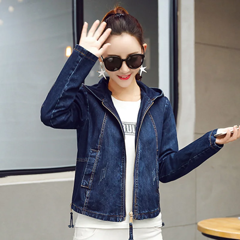 Pilot Denim Jacket Women Basic Jacket Coat Hooded Outwear Slim Short Warm Overcoats Denim Female Coats & Jackets Tops No302 Pilot Denim Jacket Women Basic Jacket Coat Hooded Outwear Slim Short Warm Overcoats Denim Female Coats & Jackets Tops No302