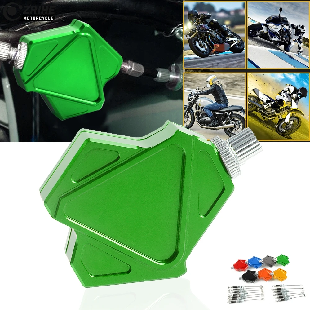 Stunt Clutch Pull Cable System Aluminum For Kawasaki KX65 KX85 KX125