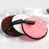 1 ud. De toallero de microfibra suave para maquillaje, limpiador facial, Puff de felpa, almohadillas de paño de limpieza reutilizables, herramientas para el cuidado de la piel y la base ► Foto 3/6