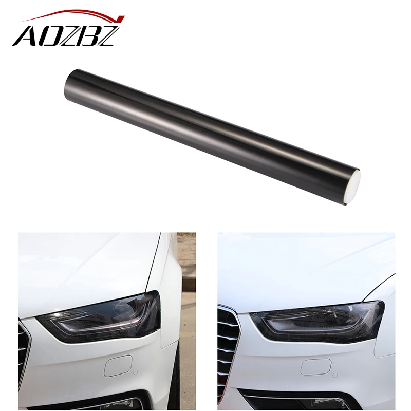 

30*100 cm Matte Black Car Light Stickers Car Light Headlight Taillight Tint Vinyl Film Sticker Fog Light Rear Lamp Smoke Film
