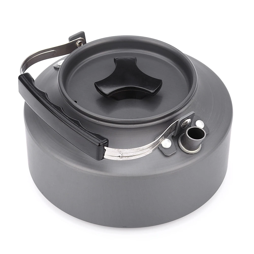 

Free Shipping 1.1L Canteen Tea Kettle Jug Cook Set Outdoor Tableware