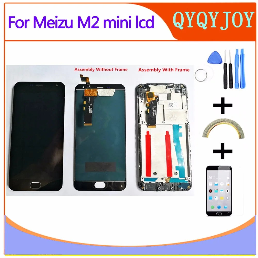 ЖК-дисплей+ рамка для MEIZU M2 Mini ЖК-экран Замена для MEIZU M2 MINI digiziter aseembly