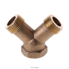 Латунь Y Форма водопровод тройник соединитель стиральная машина 3 способа крепления шланга A827