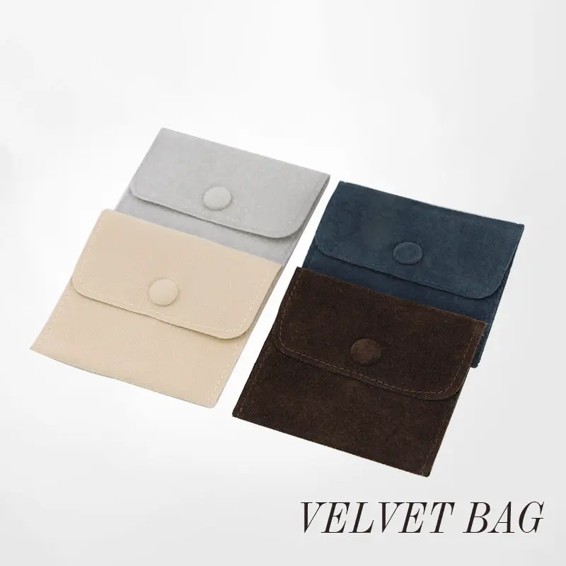 

New Style Velvet Jewelry Storage Cases Box Coffee Color Women's Necklace Display Pouches Package Jewelry Earring Ring Box