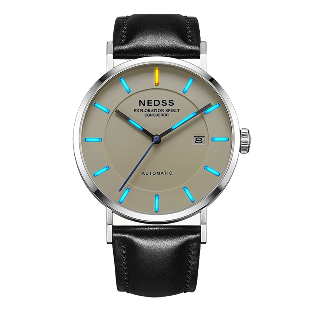 

Top brand NEDSS luxury Tritium mens watches Miyota 9015 mechanical Watches sapphire 5ATM waterproof genuine Automatic watch