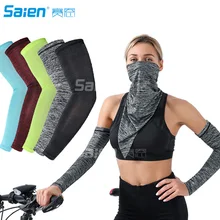 Защита от ультрафиолетовых лучей охлаждающий руку рукава Длинные солнечные рукава для мужчин и женщин. Идеально подходит для езды на велосипеде, вождения, бега, баскетбола, футбола