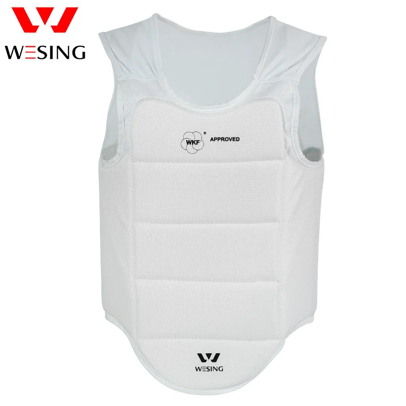 

Karate Chest Protector WKF Certification Spandex White Back Support Outdoor Sports Protective Gear Competition Protective Gear