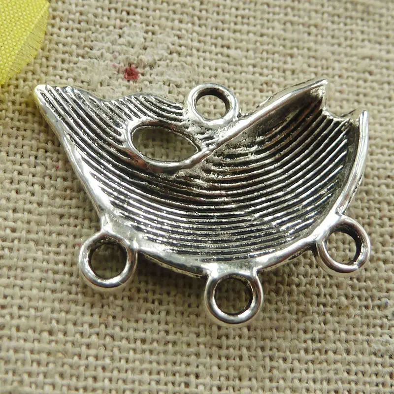 Бесплатная доставка 84 Φ разъемы для рыбы 29x21 мм #4666|tibetan silver connectors|tibetan connectorsilver