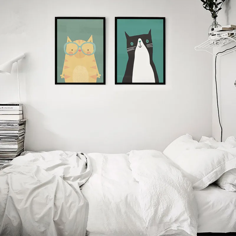 Modern-Minimalist-Nordic-Kawaii-Animals-Bear-Lion-Cat-Art-Prints-Poster-Kids-Room-Home-Decor-Wall (2)