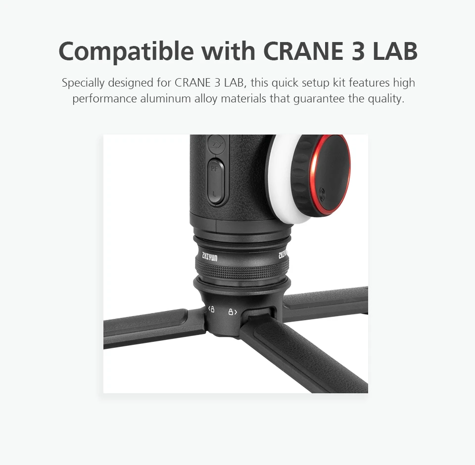 Zhiyun Crane 3 лабораторный набор для быстрой установки ZHIYUN LAB/ZHIYUN WEEBILL Lab|Аксессуары