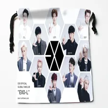 Custom EXO Drawstring Bags Custom Printed gift bags More Size 27x35cm Compression Type Bags
