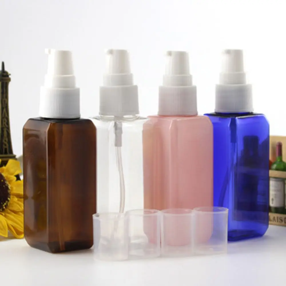 1 шт. пустая пластиковая бутылка-распылитель, портативная многоразовая бутылка-распылитель, распылитель для жидкого масла, распылитель для макияжа, бутылка-распылитель - Цвет: clear