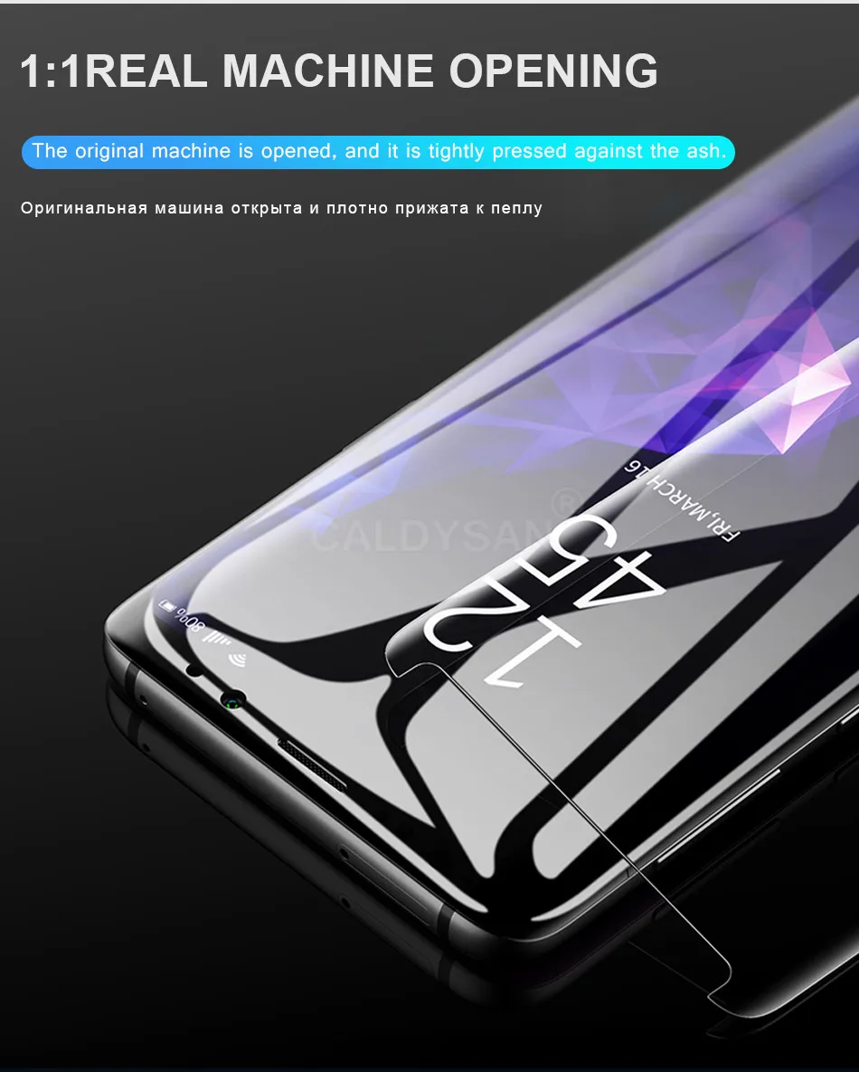 20D УФ Клей закаленное стекло полное покрытие для samsung Galaxy S10 S8 S9 Plus защитное стекло Note 9 8 Защитная пленка для экрана