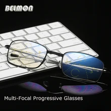 Belmon multi-фокусное прогрессивный складные очки для чтения Для мужчин Для женщин дальнозоркостью мужской складные очки+ 1,0+ 1,5+ 2,0+ 2,5+ 3,0 RS793