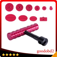 Высокое качество автомобиля PDR инструмент 10x клей Тяговая вкладки+ 1x t-бар Дент Lifter автомобиля Paintless Дент Ремонт инструменты комплект Дент Remover Инструменты