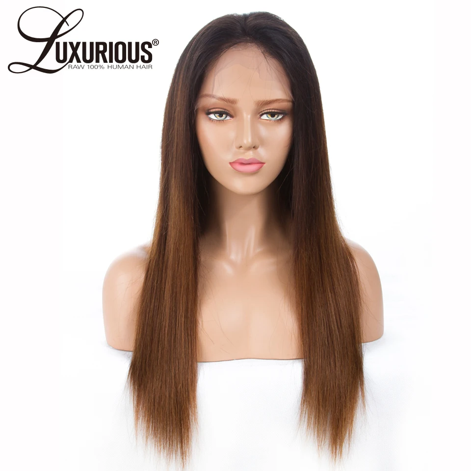 Aliexpress.com : Buy 1b/4/30 Omber Colorful Lace Front Human Hair Wigs