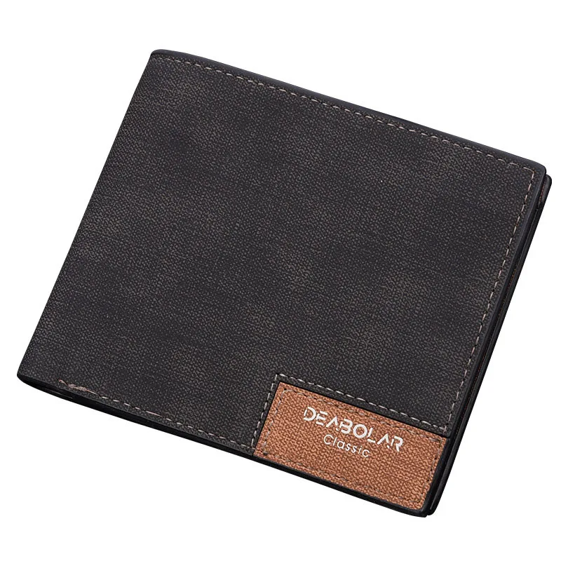 Luxury Men's Short Wallet Retro Young Wallet Super Thin Men Card
