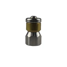 High Pressure Washer Accessory BSP 1/4″ Inlet 3 Nozzle Hose Metal Nozzle Roating Sewer Nozzle High Quality (CW102)