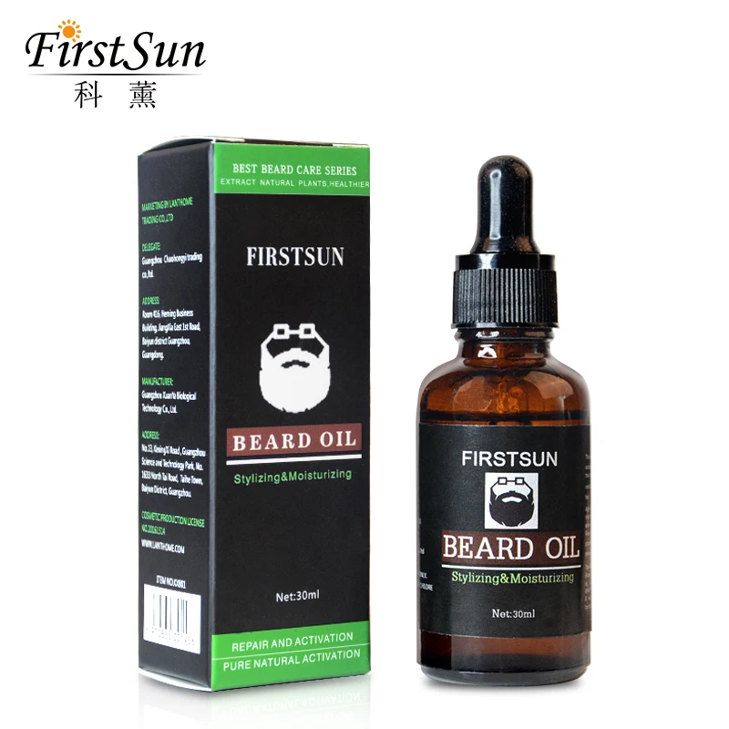 Firstsun горячее натуральное органическое масло для усов смягчающее средство роста