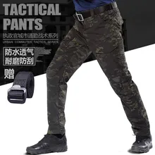 Новинка года Спорт на открытом воздухе Тактический военная Униформа камуфляж брюки для девочек человек мотобрюки с мульти карман кемпинга