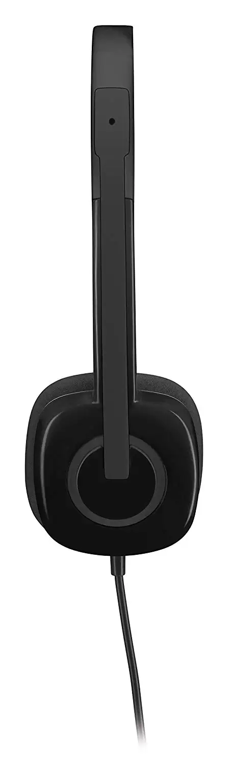 Logitech 3,5 мм аналоговый стерео гарнитура H151 с подвесной микрофон-черный