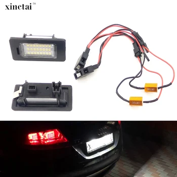 

2PCS Canbus Error Free LED License Plate Light for Audi A1 A3 / A4 S4 B8/ A5 S5 8T / A6 C7/4G / A7 4G / Q3 8U / Q5 8R / TT 8J