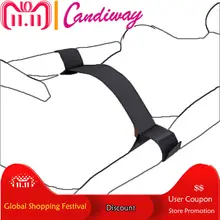 fancy Flirt Toys Nylon sexy Restraints Bondage Sex Games Hand Cuffs with waist Sex Toys For Couples Erotic Adult Products shop