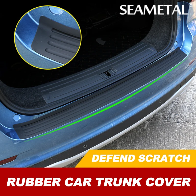 For-Skoda-Octavia-A7-A5-2-Fabia-Superb-B6-Yeti-Rapid-Rubber-Rear-Guard-Bumper-Protect-Trim-Cover-Pad-Scuff-Sill-Protector-Scuff
