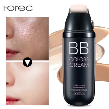 

ROREC Air Cushion BB Cream with Roller Sun Block Concealer Moisturizing Foundation Bare Whitening Face Beauty Makeup Cosmetics
