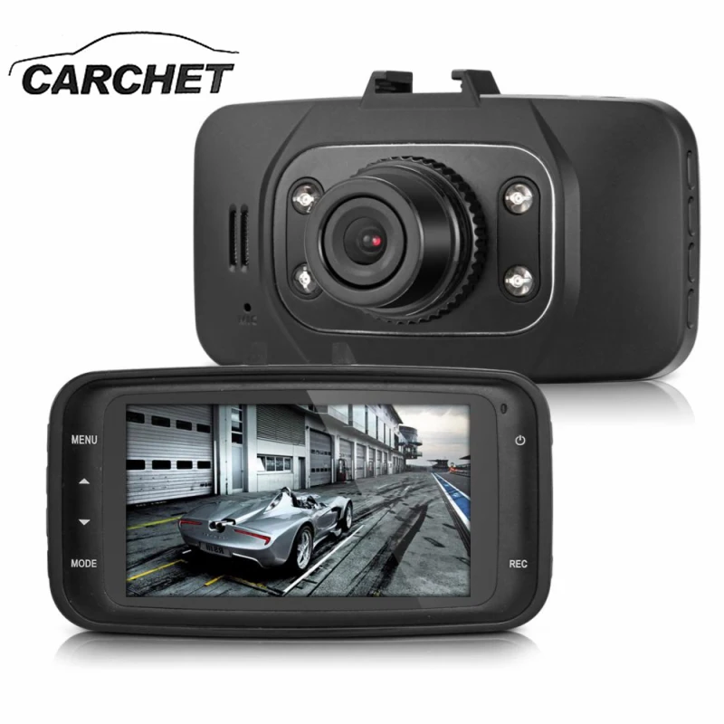 CARCHET Car DVR Camera 2 7 1080P HD TFT Car DVR Screen G sensor Road Dash