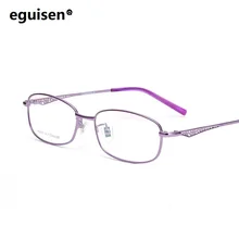 Ширина-135 ультра легкий чистый титановый полный каркас для женщин ретро полый оправа для очков Женская оптическая оправа для очков oculos