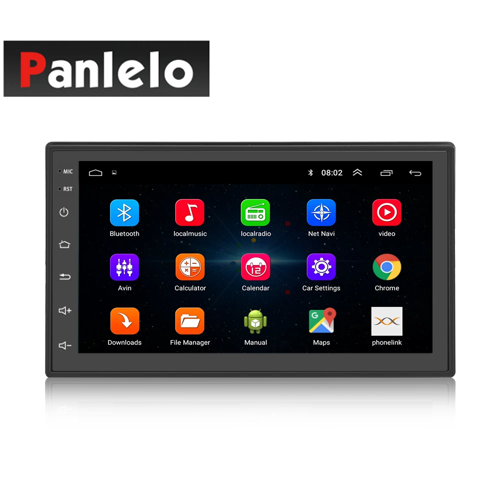 S6 2 Din Car Stereo Android 8,1 Quad Core 7 pulgadas de navegación GPS Auto Radio enlace espejo Bluetooth Video de música 1 GB de RAM 16 GBROM - 1