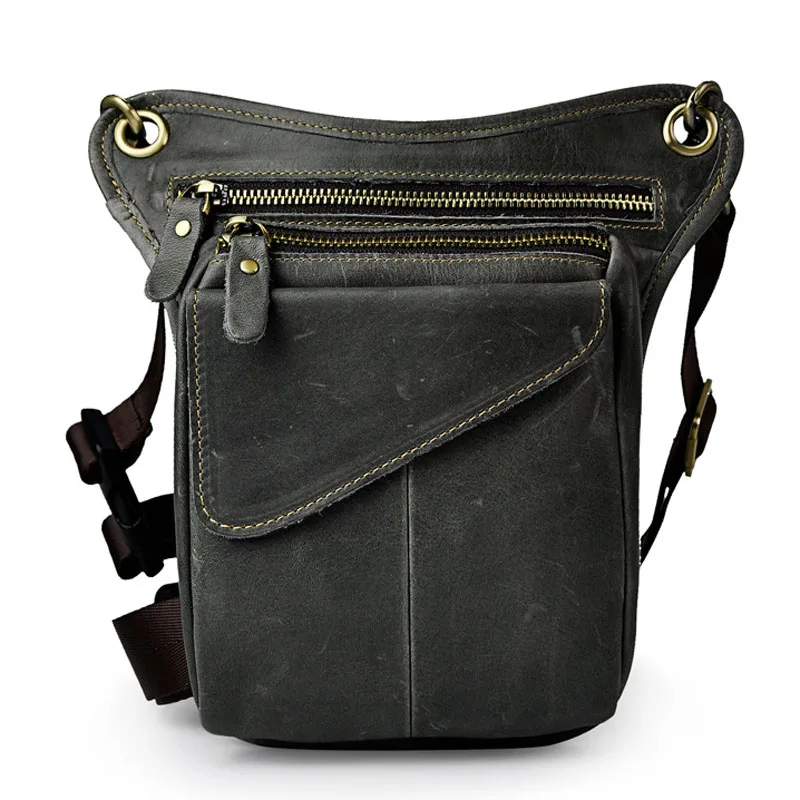 Men's Crazy Horse Genuine Leather Messenger Shoulder Bag Travel Motorcycle Riding Fanny Pack Waist Thigh Drop Leg Bag Men's Crazy Horse Genuine Leather Messenger Shoulder Bag Travel Motorcycle Riding Fanny Pack Waist Thigh Drop Leg Bag