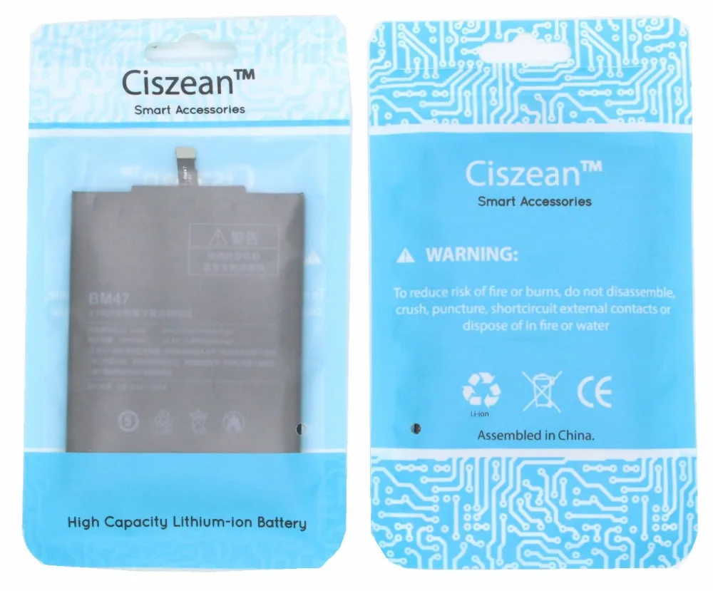 Ciszean 1x4000 мАч/15.4Wh BM47/BM 47 сменный литий-полимерный аккумулятор для Xiaomi Redmi Hongmi 3 3 S 3 S 4X3X3 Батарея