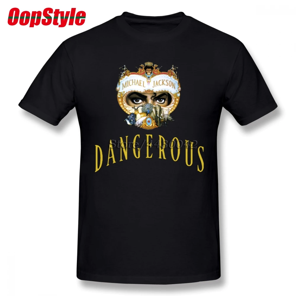 

Michael Jackson Dangerous T Shirt Casual Custom Made T Shirt Man Summer Cotton Tshirt Men New Arrival Simple Style Oversize Top