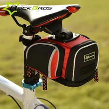 ROCKBROS Reflective Strap & Easy install Bike Bag Nylon Cycling Bicycle Saddle Bag Bicycle Bags Panniers Bike Accessories