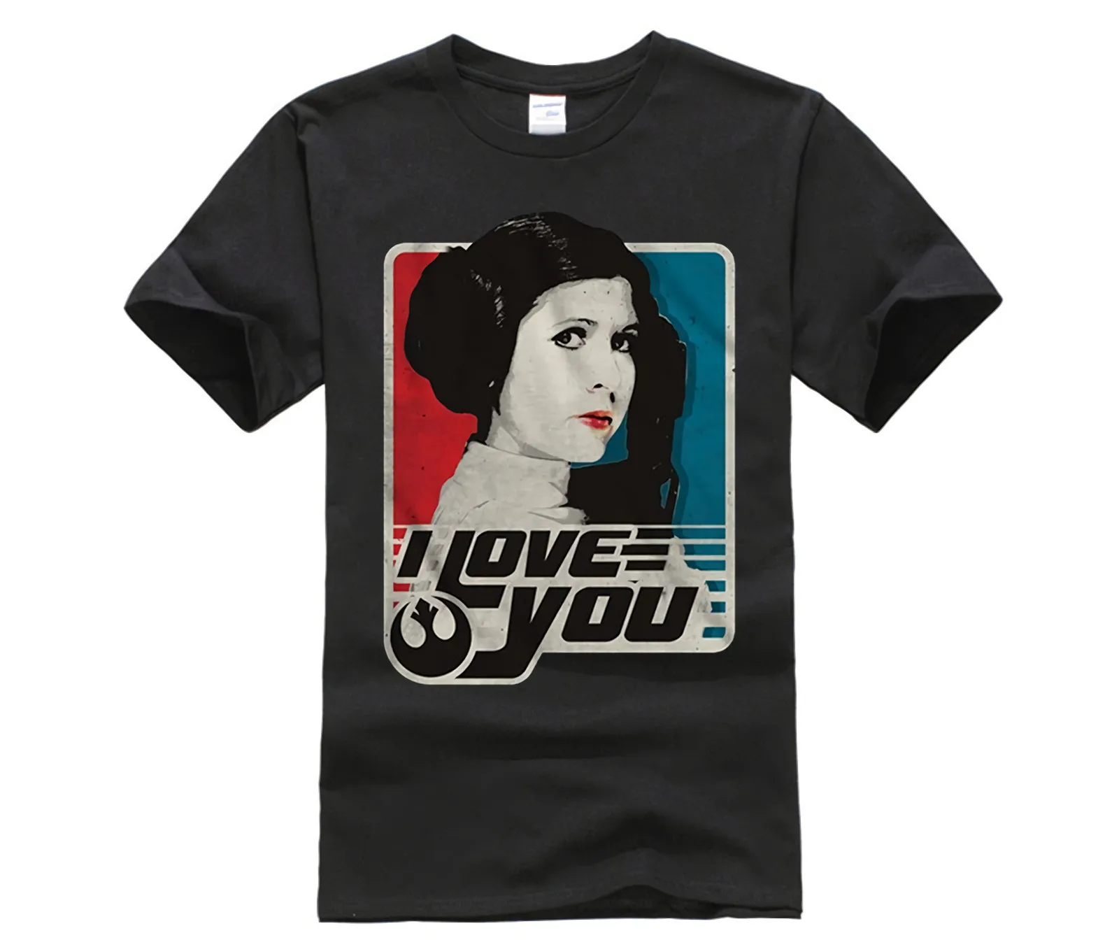 

Princess Leia I Love You Han Solo Star Wars Retro Vintage Classic Funny Humor Pun Mens Adult Graphic Tee T Shirt T Shirt