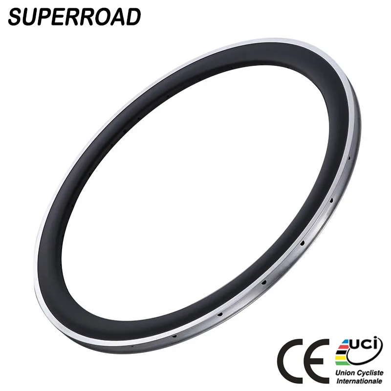 Special Price 23mm Wide 50mm Deep Toray Carbon Fiber Clincher Road Bike Rims | Спорт и развлечения